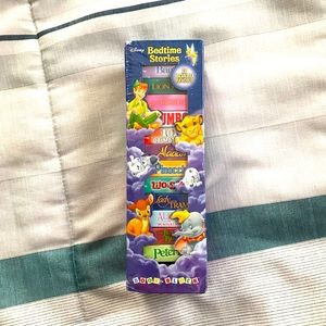NWT DISNEY BEDTIME STORIES • 12 Board Book Block Set
